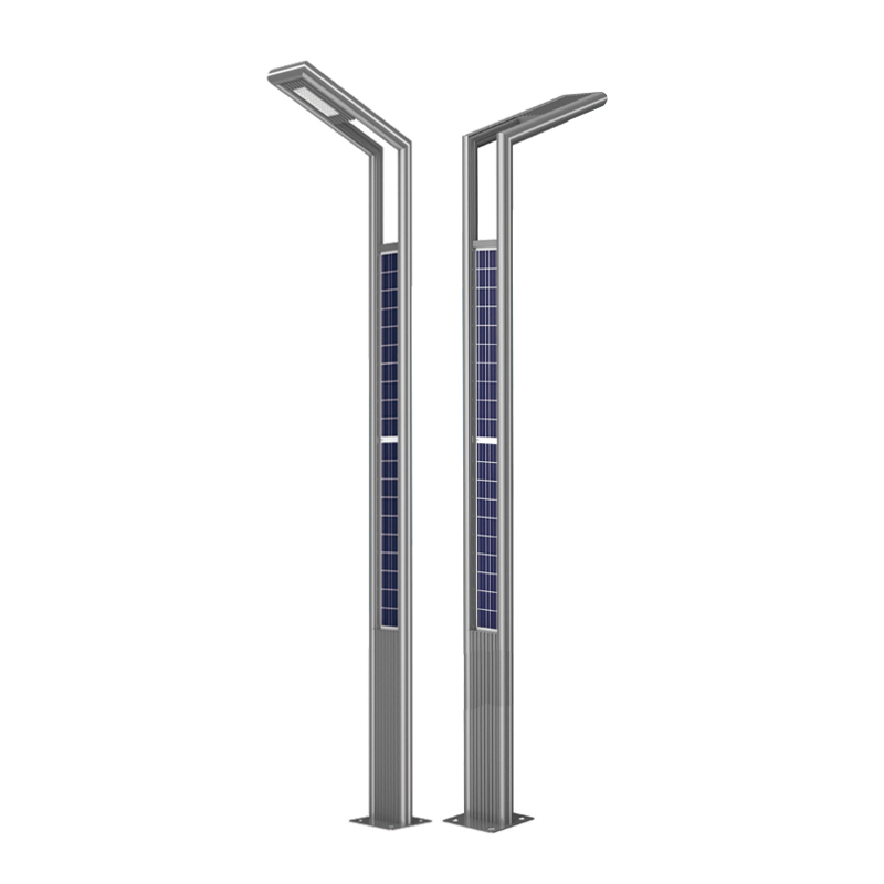 DDK-GN003 Zintegrowany aluminiowy słup solarny z podwójnymi bokami