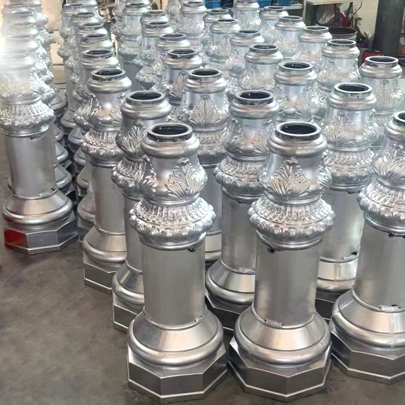DDK-1401 Dekoracyjna pokrywa podstawy Aluminiowe osłony do słupów oświetleniowych opraw zewnętrznych
